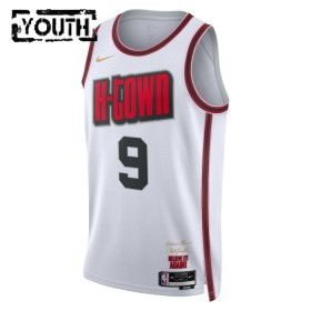 Dječji NBA Dres Houston Rockets Dillon-Brooks Nike 2024-25 City Edition Bijela Swingman